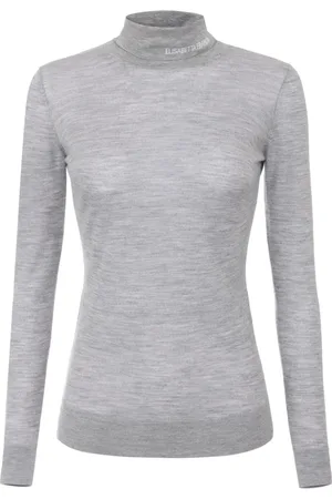 Elisabetta Franchi Roll neck semi-sheer jumper