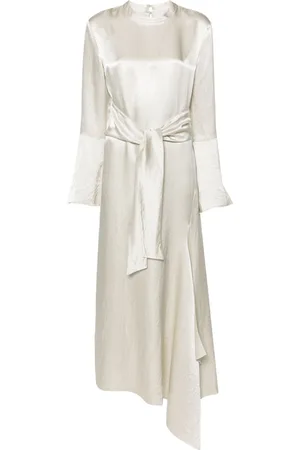 Nanushka Tied satin maxi dress