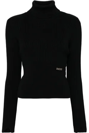 Patou Ribbed roll-neck sweater
