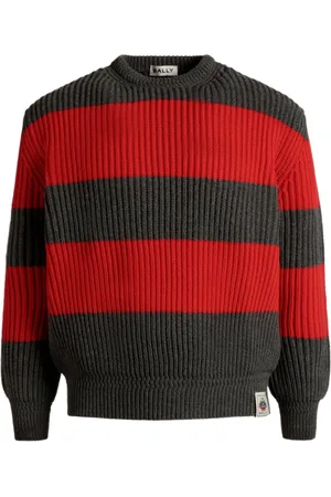 Bally Crest-logo crew-neck jumper