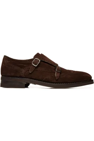 Bally Suede monk shoes