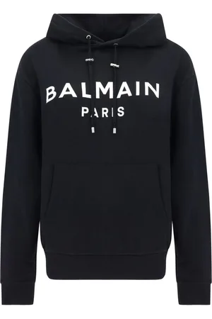 Balmain Logo print hoodie