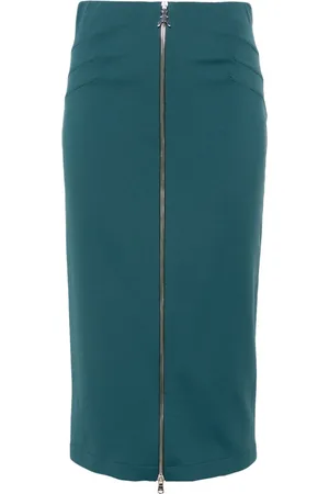 Patrizia Pepe Zip-up midi skirt