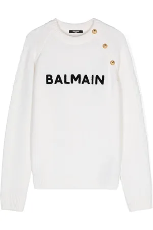 Balmain Logo-embroidered sweater