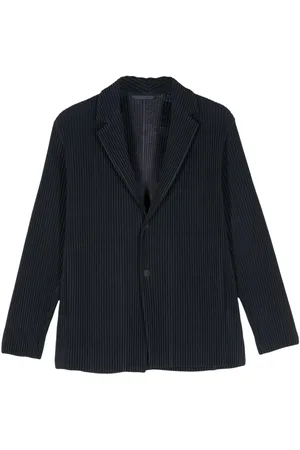 Issey Miyake Plissé-effect blazer