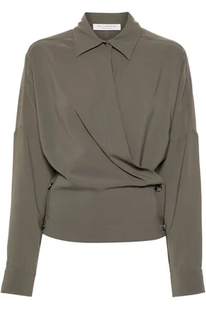 Serafini Wrap-style blouse