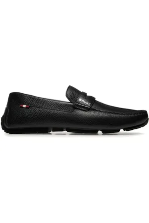 Bally Pilot Driver grained leather loafers