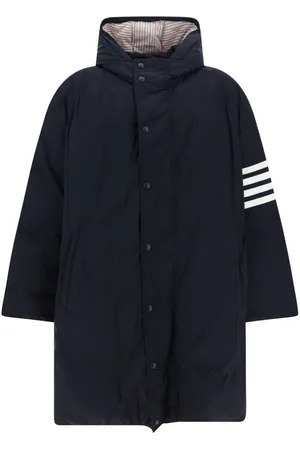 Thom Browne Downfill hooded football 4-Bar parka
