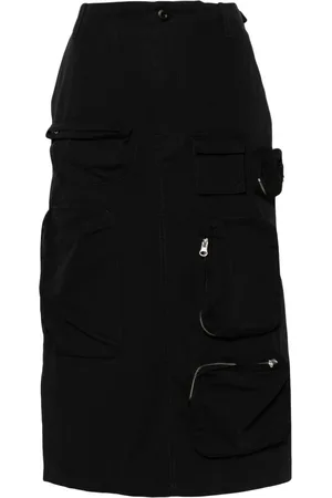 Maison Margiela Single stitch-logo cargo skirt