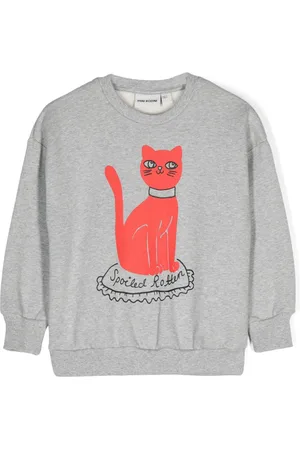 Mini Rodini Cat-print sweatshirt
