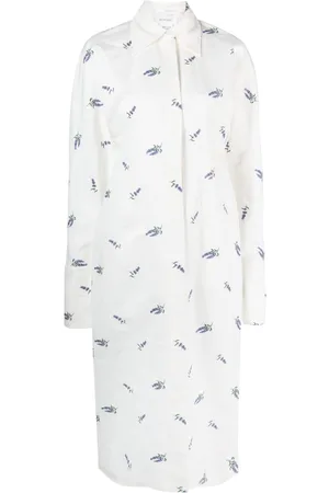Sportmax Floral-print shirt dress