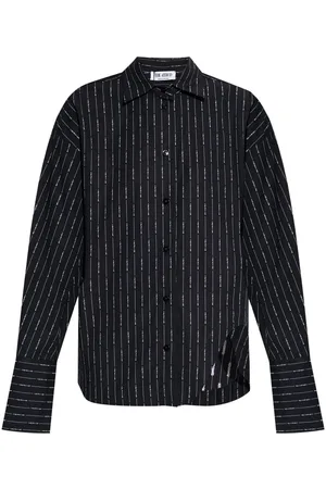 The Attico Logo-print cotton shirt
