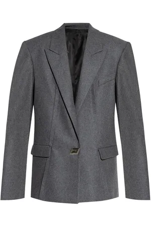 The Attico Single-button wool-blend blazer
