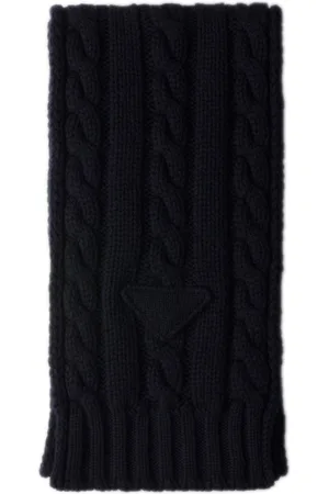 Prada Logo-detail cashmere scarf