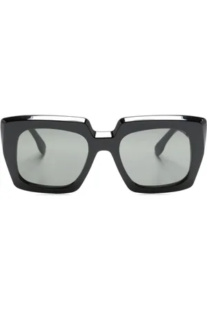 Retrosuperfuture Logo-print square-frame sunglasses