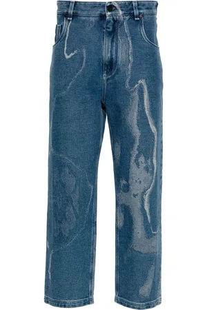 Fendi Pattern-jacquard jeans