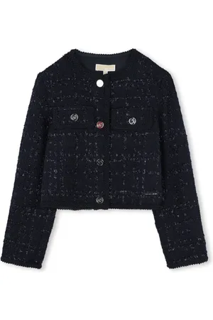 Michael Kors Lurex-detail tweed jacket