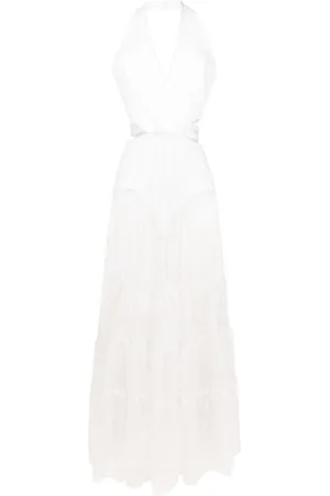 Lethicia Bronstein Milena sheer-panel maxi dress