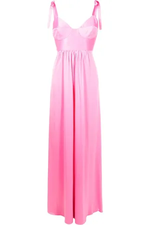 Lethicia Bronstein Beta bow-strap maxi dress