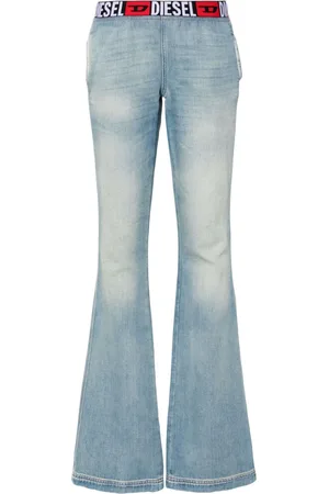 Diesel Logo-waistband jeans