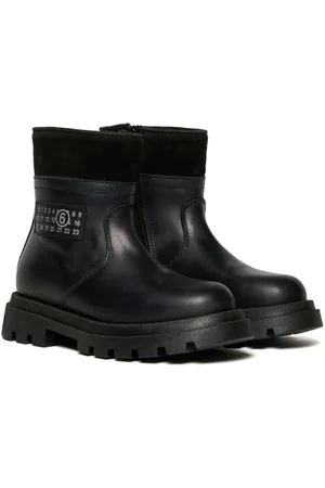 Maison Margiela Logo-appliqué ankle boots