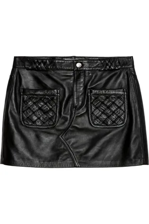 Zadig & Voltaire Joana leather mini skirt