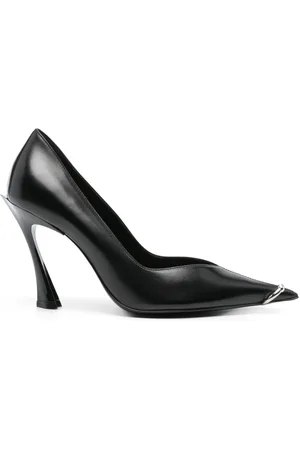 MUGLER 95mm piercing-detail pumps
