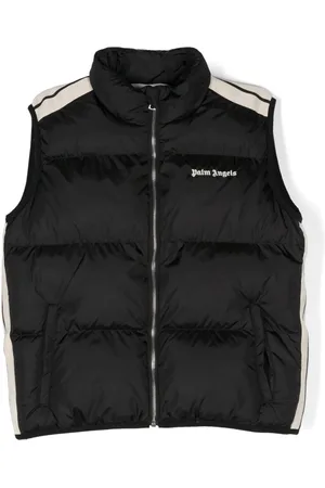 Palm Angels Logo-embroidered gilet
