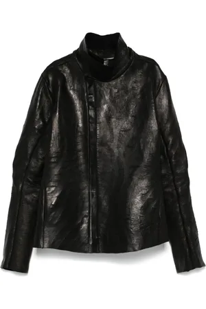ISAAC SELLAM EXPERIENCE Creased biker jacket