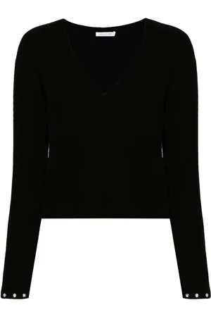 Patrizia Pepe Wool ribbed sweater