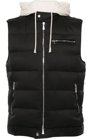 ELEVENTY Bi-material gilet