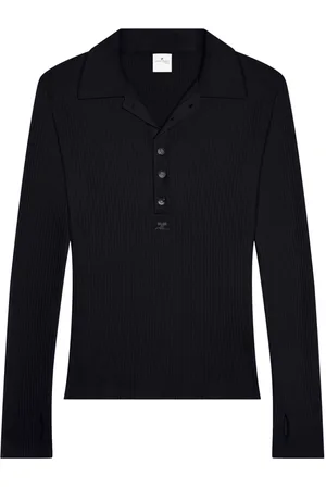 Courrèges Cotton-wool blend polo shirt
