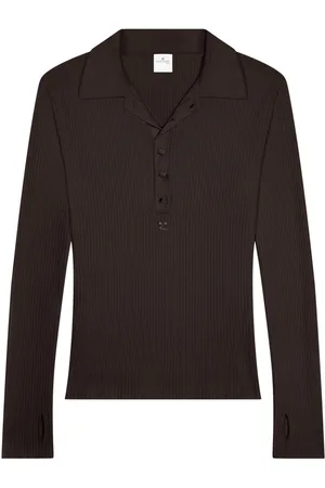 Courrèges Cootn-wool blend polo