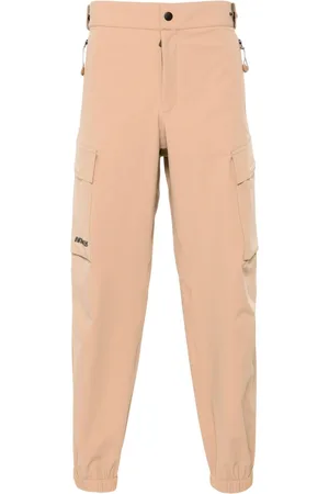 Moncler Logo-lettering tapered trousers