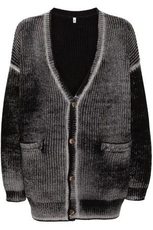 R13 Faded-effect cardigan