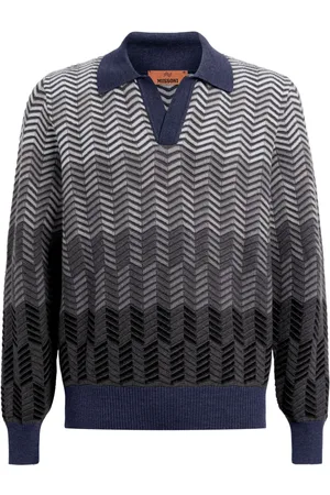 Missoni Zigzag virgin-wool polo shirt