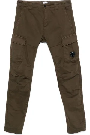 C.P. Company Lens-detail sateen cargo trousers