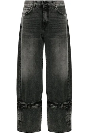 haikure Cuff-detail jeans