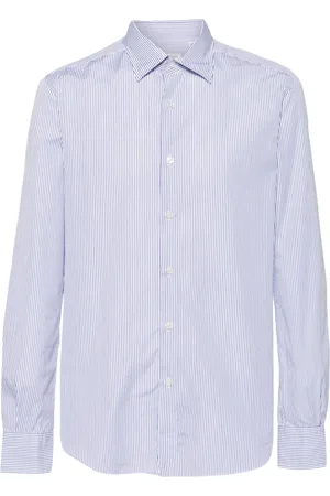 Glanshirt Striped cotton shirt