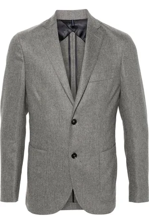 Incotex Wool-cashmere flannel jacket