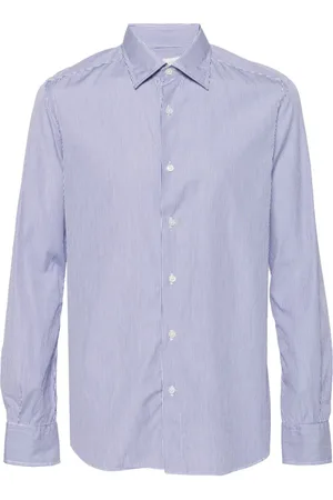 Glanshirt Striped cotton shirt