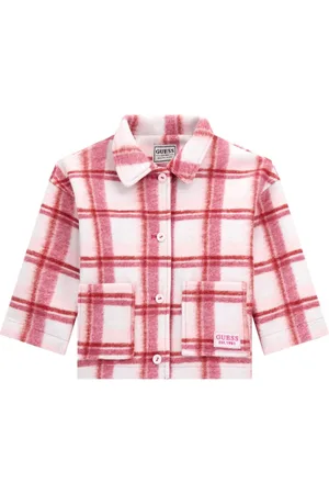 Guess Check-pattern jacket