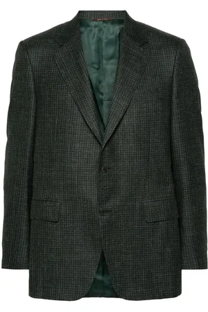 CANALI Prince of Wales-pattern blazer