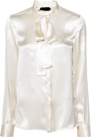Tom Ford Pussy-bow collar silk shirt