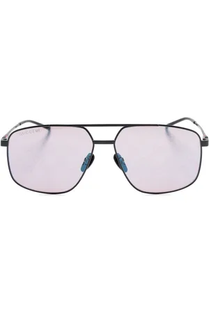 Gucci Navigator-frame sunglasses