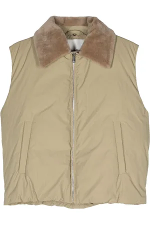 Nanushka Fleece-collar padded gilet