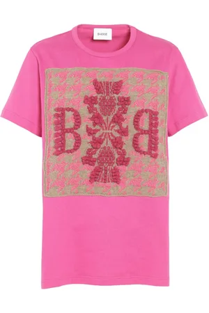 Barrie B-logo houndstooth T-shirt