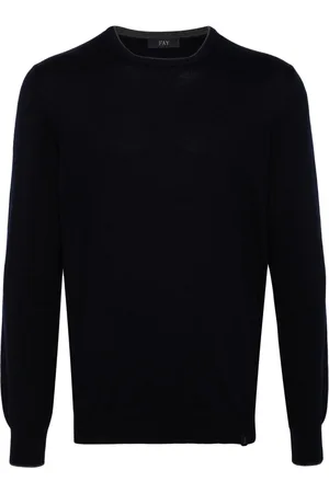 FAY Round-neck virgin wool sweater