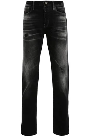 Emporio Armani Logo-patch jeans