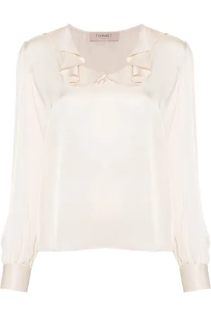 Twin-Set Ruffled-collar blouse
